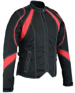 Cherry Rush™ Women's Textile  Motorcycle Jacket - Red