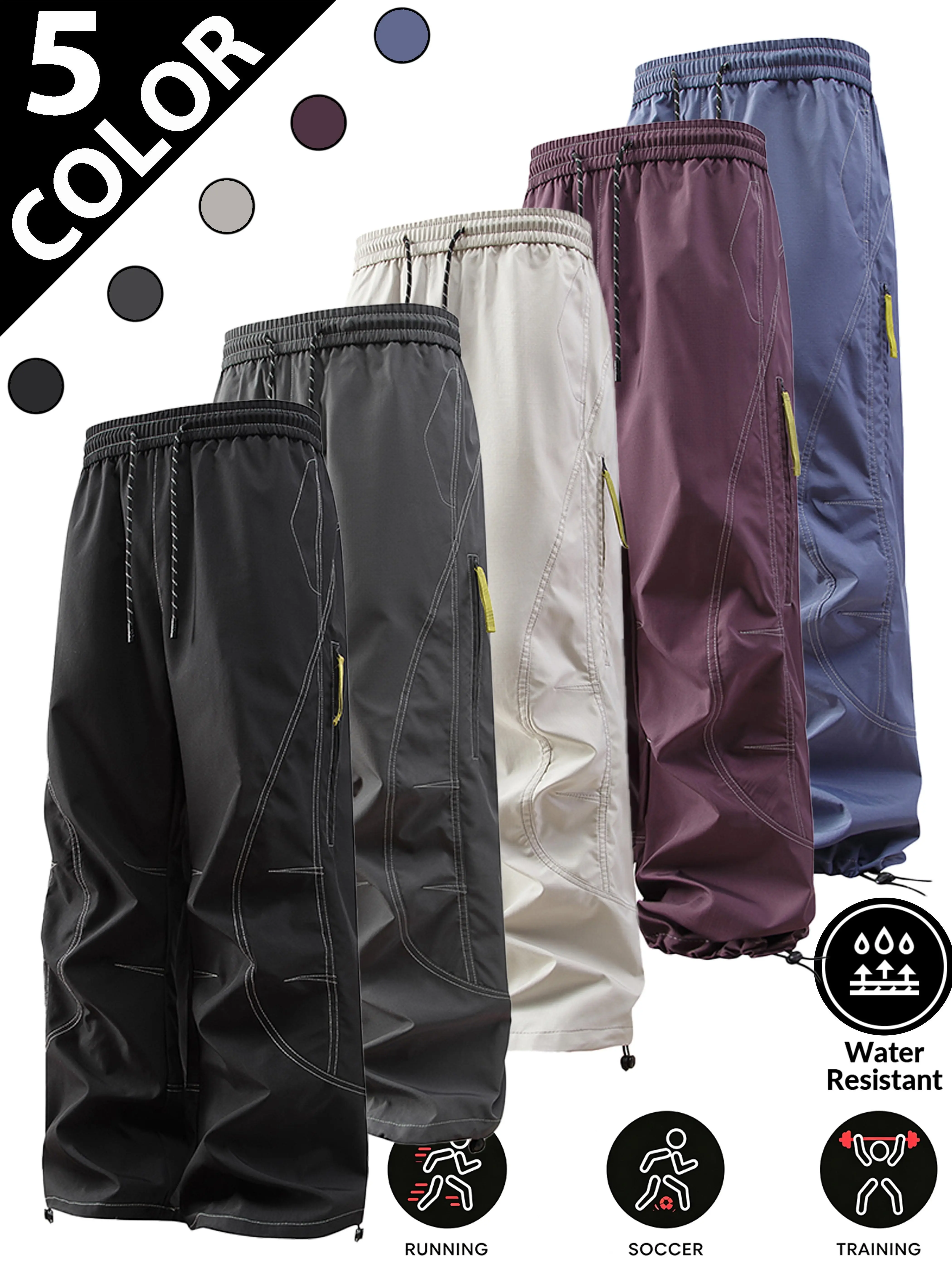 Men's Tactical Paratrooper Cargo Joggers - 2026 TikTok Viral Unisex American Streetwear Pants with Multi-Functional Pockets for Spring & Autumn