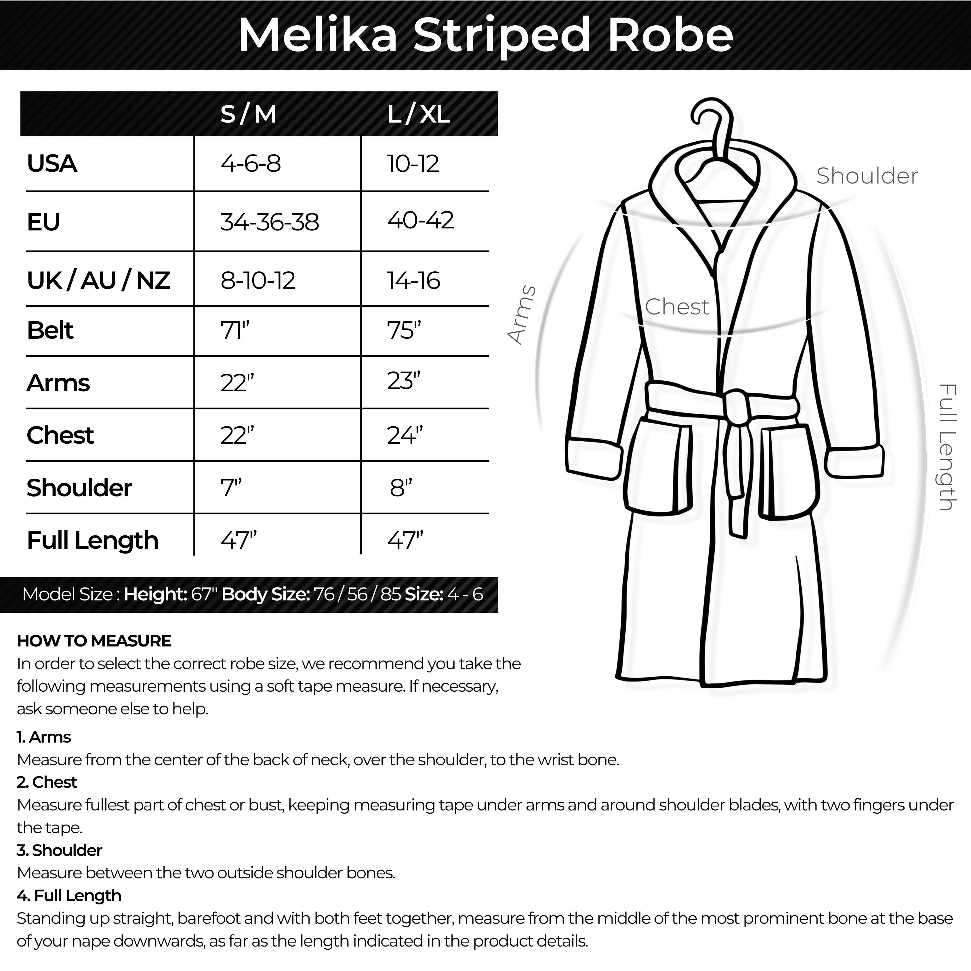 【Biggest Sale of the Season!】Melika Unisex Striped Robe | Comfortable Cotton Gown with Collar for Women, Ideal for Loungewear, Pregnancy & Postpartum Comfort