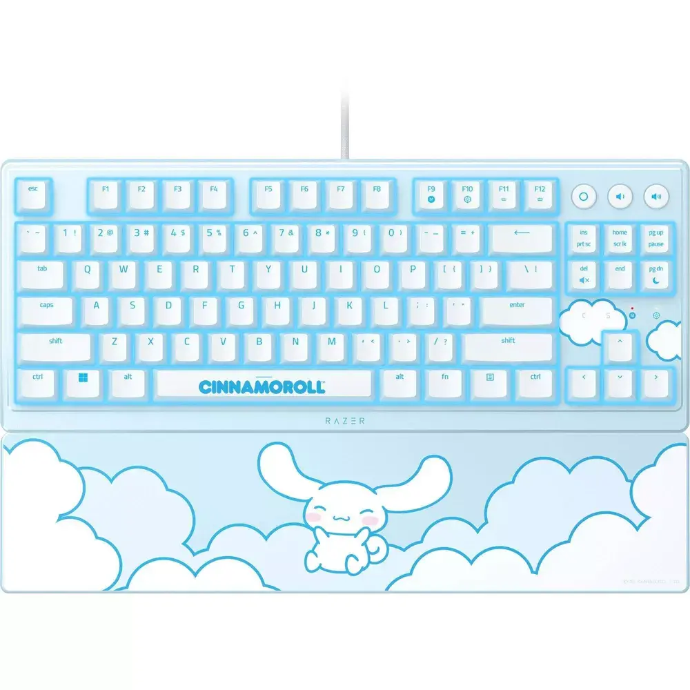 Razer Ornata V3 Tenkeyless Low Profile Gaming Keyboard US Layout - Cinnamoroll Edition Razer Ornata V3 Tenkeyless Low Profile Gaming Keyboard US Layout - Cinnamoroll Edition