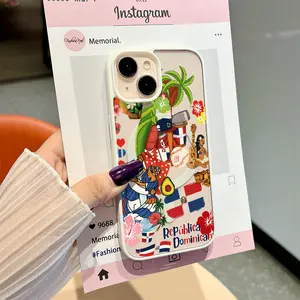 Colorful Dominican style magnetic nude feeling anti-drop and scratch protective case, suitable for iPhone 17 Pro Max/17/17 Air/16 Pro/15 Plus/11/12/13/14 Max/X/XS/XS, gift