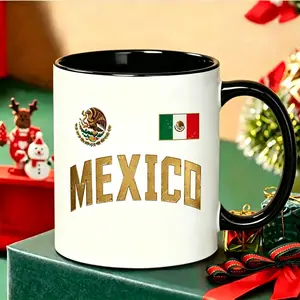 Mens Womens Ceramic Mug Mexican Tourism Cultural Souvenir Mexico Eagle Reusable Coffee Cups Gifts Mug