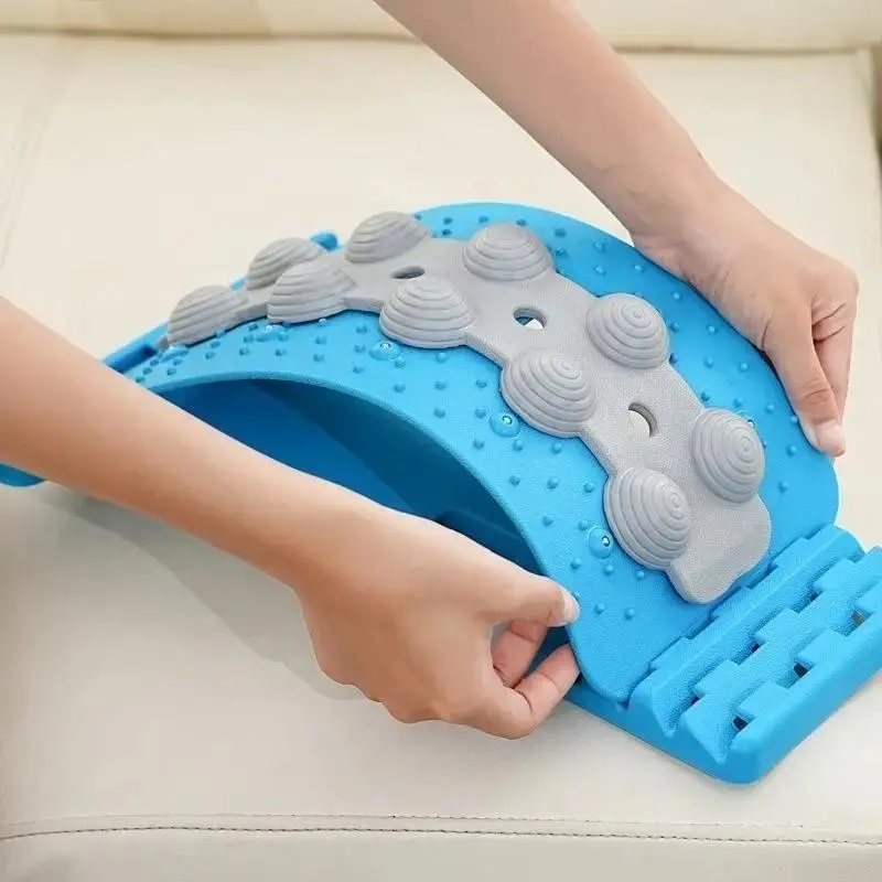 Lumbar Spine Relaxer for Stretching, Slim Shoulder and Thin Back Support, Yoga Spine Correction for Hunchback Relief, Spinal Decompression Stretcher