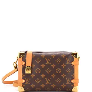 Pre-owned Louis Vuitton Canvas Coated Top Handle Bags Side Trunk Handbag Monogram Canvas MM by Rebag