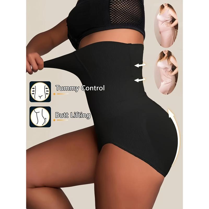 High-Waist Tummy Control Shapewear Panties for Women - Slimming Waist Trainer, Butt Lifter & Body Shaper Underwear, Beige, Hand Wash Only, Butt Lifting Shapewear |   Snug Fit Shapewear |   Durable Shapewear, Waist Trainer Tummy Control