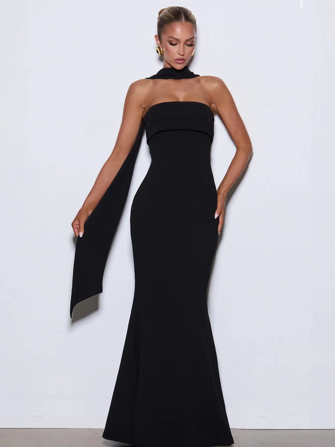 black tie long dresses Black Tie Evening Dress (#KATIA) main image 1
