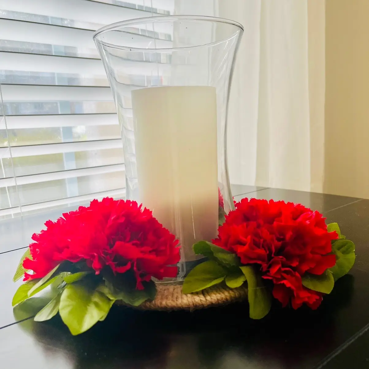 Red Coronations Candle Holder (candle not included)