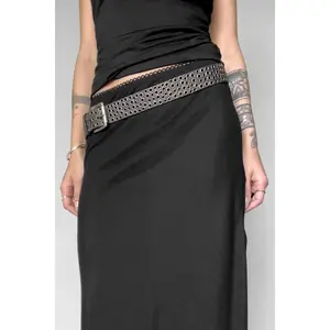 Harlowe Eyelet Vinyl Belt