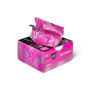 Strawberry Leopard Wild For Pink HALF Size Pattern Foil Sheets 5x10.75" 500 ct