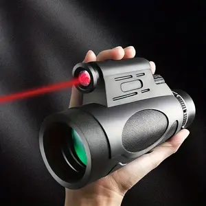 12x42 High Magnification HD Monocular, Portable Waterproof Design Monocular with Lighting Function, Long Distance Professional Monocular for Hunting & Outdoor Adventure