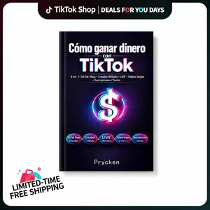 【Deals For You Days】Prycken Cómo ganar dinero con TikTok, 5 en 1: TikTok Shop + Creador/Afiliado + LIVE + Videos largos + Suscripciones / Series. Perfect for Spanish speakers looking to master content creation and monetize effectively.Mother's Day gift!