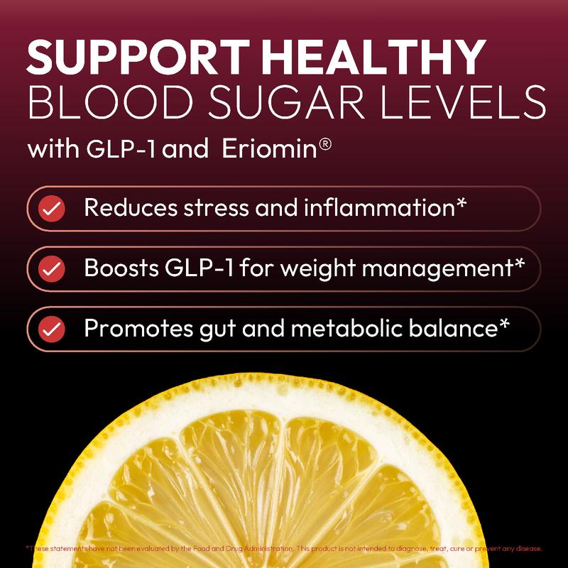 O'blossom Gluco Melo Capsules for Healthy Blood Sugar & Metabolism Support with Eriomin Chromium Picolinate & Alpha Lipoic Acid for Optimal Cellular Function Healthcare