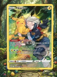 Pikachu card Pikachu card