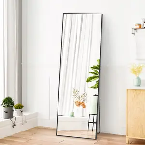 Rectangle Full Length Mirror size 59x16, Full Body Standing Mirror Floor Mirrors