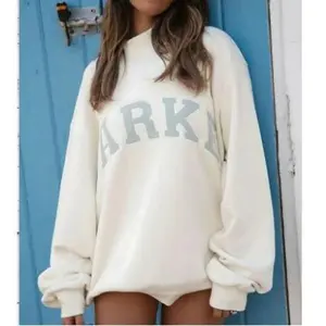 2025 Women's round Neck Sweater Letter Print Sweatshirt parke  sweatshirt