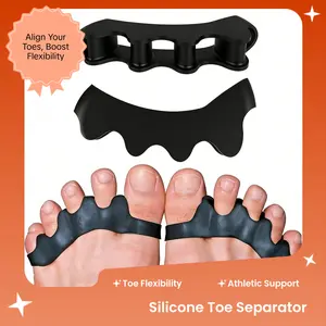 Toe Separators, Spreaders, Spacers, Straightener to Correct Toes for Men and Women, Bunion Corrector, Plantar Fasciitis and Athletic Mobility