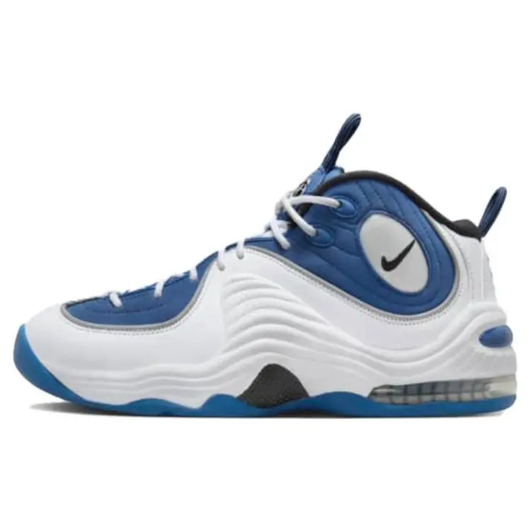 Nike Air Penny 2 Atlantic Blue Retro Cushioned Durable Mid Top Basketball Shoes Unisex FN4438-400