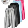 Unisex Casual Jogger Pants Elastic High Waist with Drawstring  Pockets Solid Color Soft Lightweight Sweatpants Versatile Daily Workout Running Streetwear Trousers for All Seasons