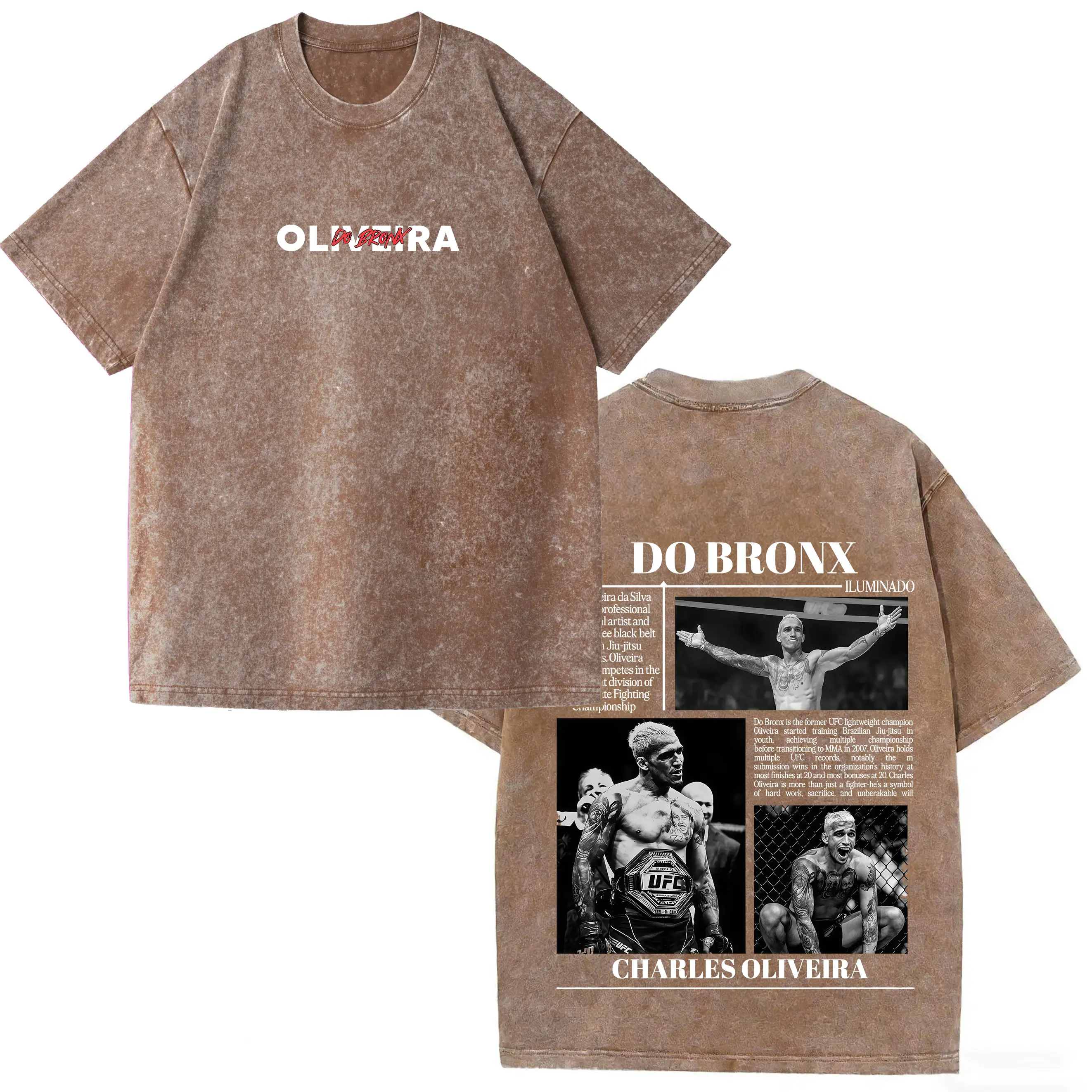 Charles Oliveira 'Do Bronx' Legacy Tee, Do Bronx UFC Fighter T-shirt, UFC Fan Custom Graphic Design, Gift For UFC MMA Fans