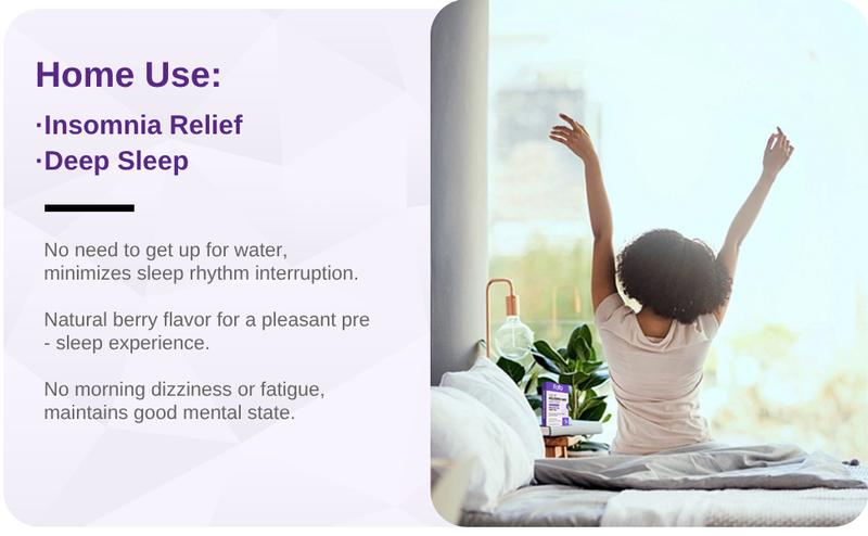 Fafa. Sleep Aid Supplement with Melatonin 3mg & GABA 7mg Oral Strips Fast Dissolving Film No Water Needed 30 Count USA Healthcare Fitness Dietary Edible Optimum Natural