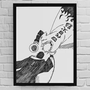 Anime Poster, Minato vs Obito Manga Poster, Anime Lover Gift, Wall Art, Gift For Fans