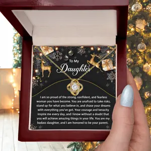 Gift for Daughter Christmas, Christmas Gift for Daughter, Birthday Gifts for Daughter, Valentines Day Gift from Dad to Daughter, Father to Daughter Gifts Knot Light