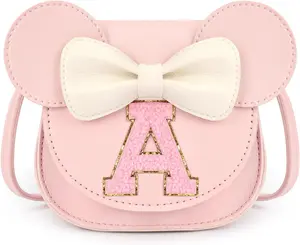 Toddler Purse Girl Gifts: Girls Birthday Gifts for 3-8 - Toys for Ages 2-4 Purse, Pink, Letter A