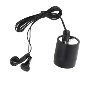 Through Wall Iron-Steel High-Strength Electronic Voice Listening Detector Amplifier with Earphones, Plastic Audio Device for Pipe Water & Oil Leakage Monitoring