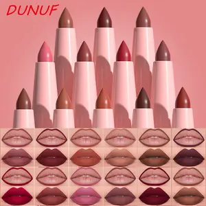 12Pcs Smooth Rotating Lipstick Makeup Set Long Lasting Waterproof Lip Tint Easy To Shading Lip Pencil Suitable For Beginners To Use Cosmetic