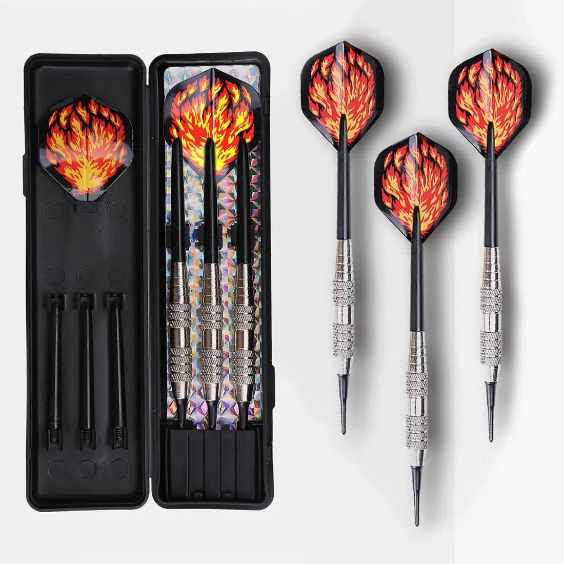 Monster Theme Soft Darts Set, 15pcs/set Soft Darts with Storage Box, Indoor Leisure Equipment for Home Office Use Dart Pins Darts Gear