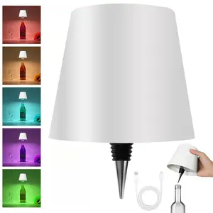 Instant Aesthetic Vibes! DIY Wine Bottle Table Lamp – Eco-Friendly Mood Lighting for Outdoor Camping & Home