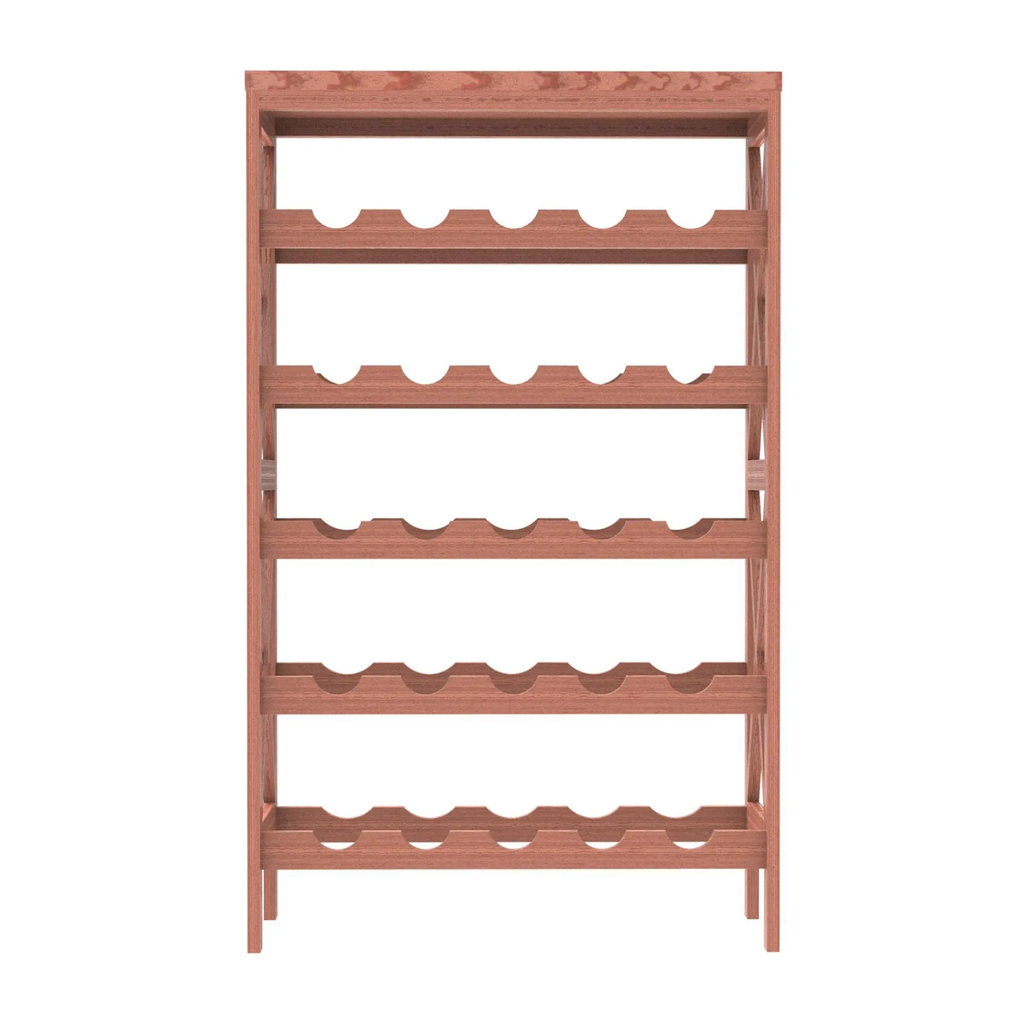 Lavish Home Wine Rack Freestanding Wine Bottle Holder