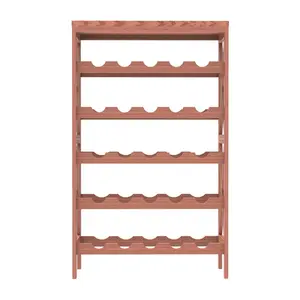 Lavish Home Wine Rack Freestanding Wine Bottle Holder