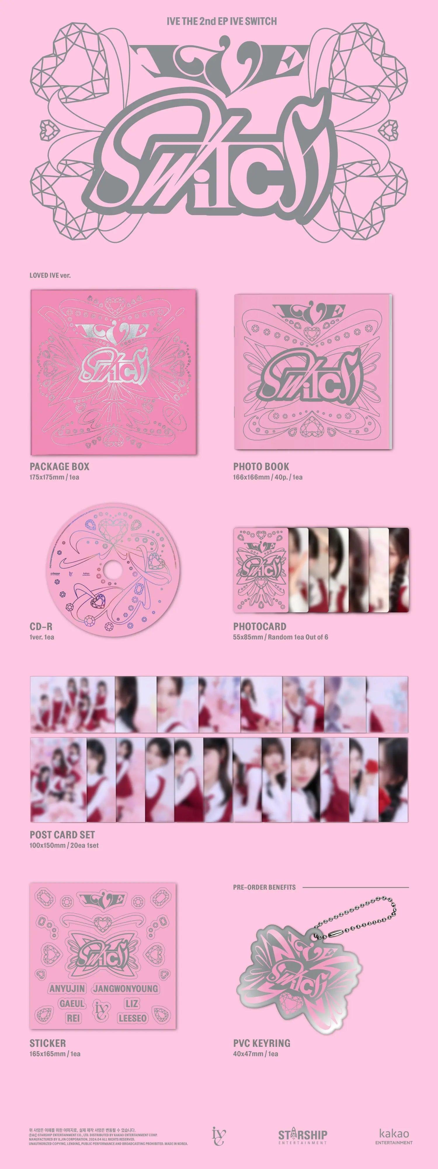 IVE 2nd EP Album - IVE SWITCH