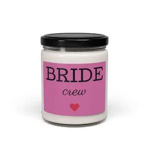 Bride Crew Scented Soy Candle, Perfect Gift for Bridal Showers, Engagement Parties, Wedding Favors, Relaxing Home Decor, Celebratory Candles