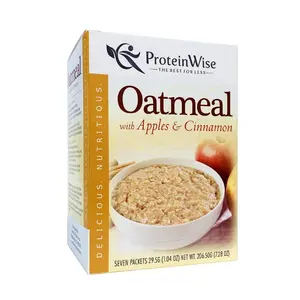 ProteinWise Apples & Cinnamon Oatmeal | High Protein, Low Sugar, Healthy Breakfast | 7 Servings