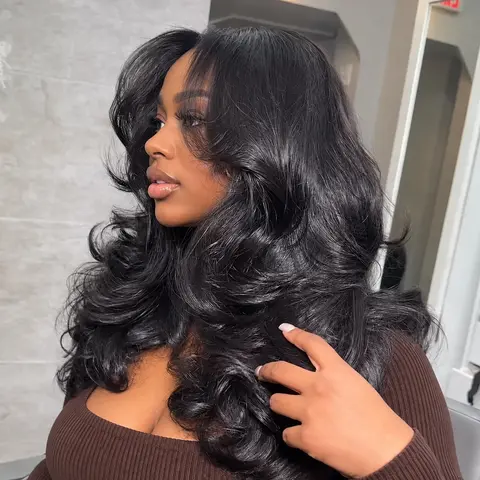 Bling Hair Ready To Wear 9x6 7x5 Lace Closure Wig Body Wave Glueless Wig Human Hair 6x4 5x5 Pre Cut Lace Closure Wigs For Women 180 Density Brazilian Real Human Hair 13x4 13x6 Drawstring Glueless Lace Front Wig