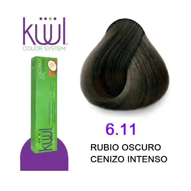 Cenizos Intensos Color 6.11 Rubio Oscuro Cenizo In