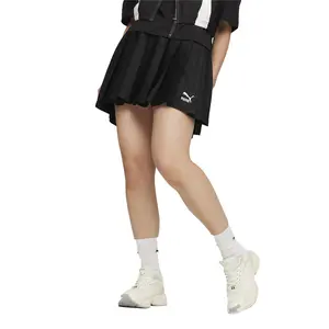 PUMA Womens Classics Pleated Logo Skirt Casual Casual - Black