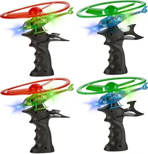 Light Up Ripcord Helicopters, 2 Pack – Fun Flying Toys for Kids with Flashing LED Lights, Perfect for Indoor and Outdoor Play, Great Gift Idea for Boys and Girls!
