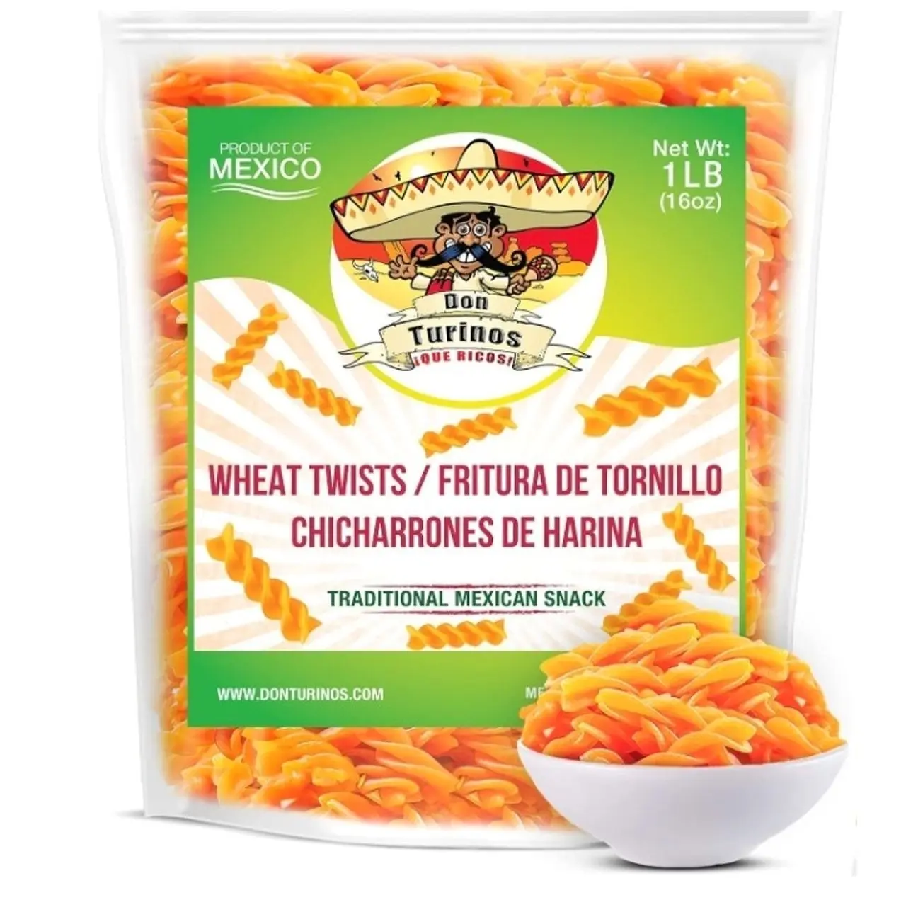 Wheat Twists for Frying (Duritos/Duros) – Mexican Wheat Twists - Chicharrones de Harina | Make Cinnamon Sugar Twists | 1 lb – Don Turinos