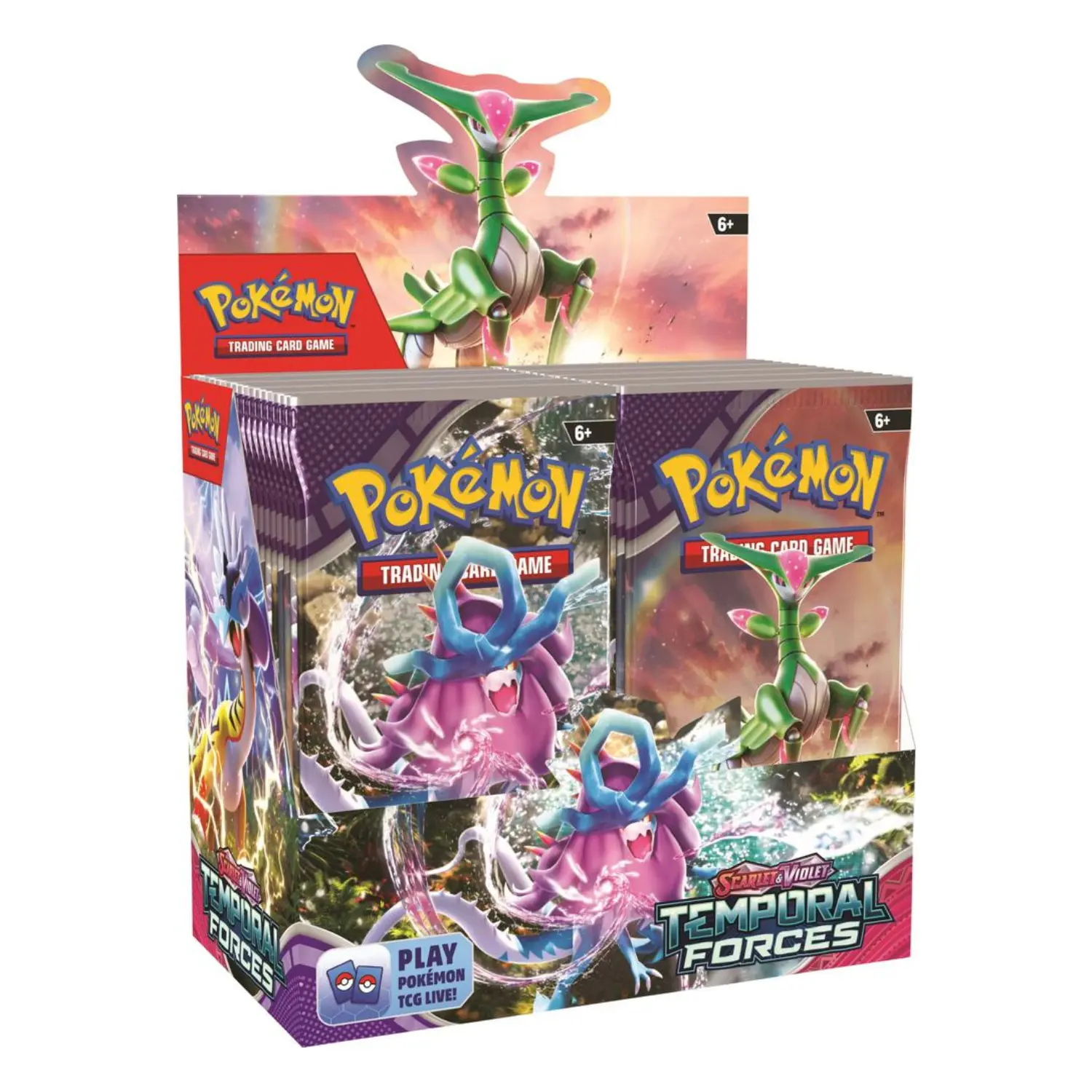 Pokémon Trading Card Temporal Forces Booster Box Scarlet & Violet English Sealed