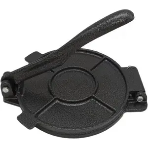 8-inch iron Tortilla Press, corn cake machine, cast iron corn cake press, flour corn dough machine, equipped with 50 sheets of paper (8 inches)
