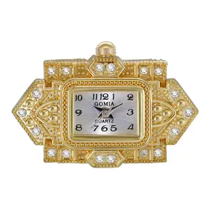 OIDEA Square Engraved Case Adjustable Ring Watch Numeral Dial Ladies Quartz Finger Watch 3ATM