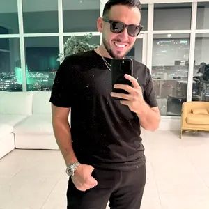 LUXXI FULL RHINESTONE TSHIRTS (SLIMFIT)