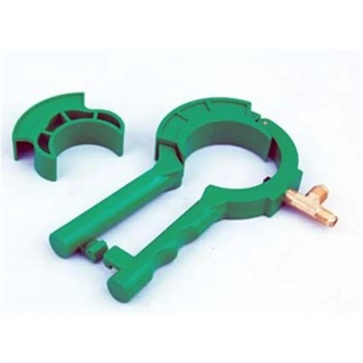 ATD Tools ATD-3526 R134a Side Can Tap with Brass Port, 1/2" Acme & 1/4" Fitting, Adapter for A/C Oil Charge Cans & Servicing A/C Systems, 4 Oz. Oil Charge Can Compatibility, Prevents System Backflow, 4 Oz. Oil Charge Cans