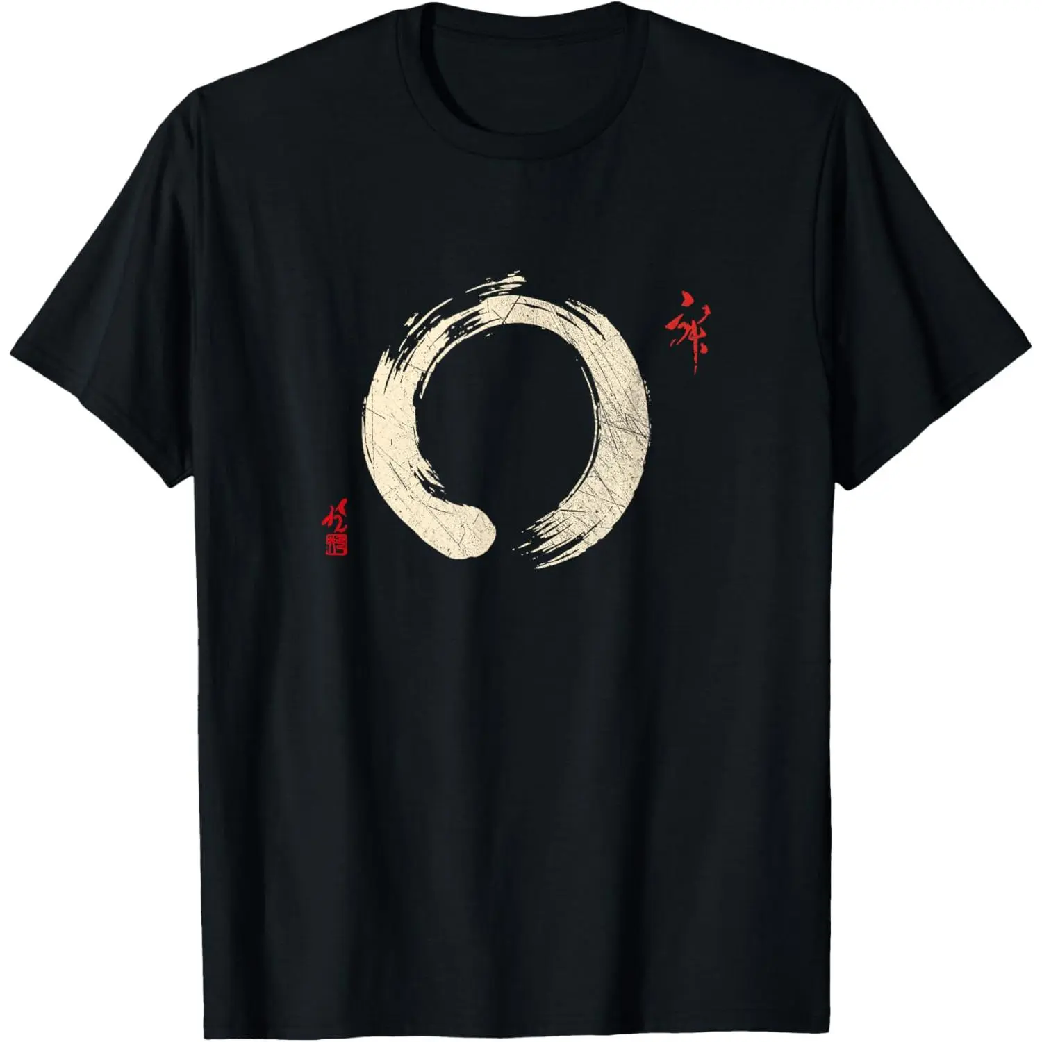 100%cotton Buddhism Meditation Yoga Bonsai Zen Enso Circle Goa Karma Om T-Shirt