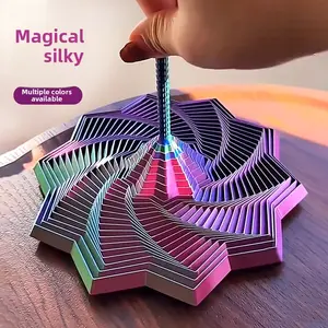 Stress-relief carrot tower spiral tower 3D printed visual toy stress-relief gadget with handle carrot tower