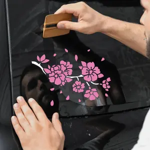 Cherry Blossom Decal | Floral Vinyl Sticker for Laptops, Cars, and More