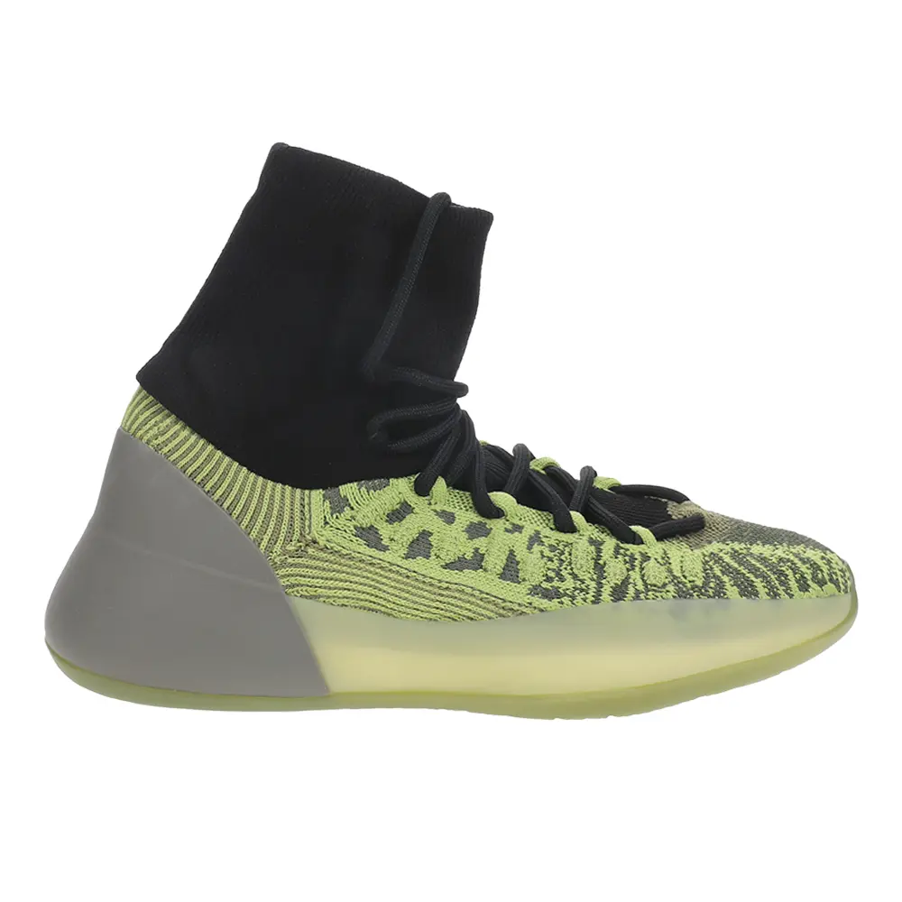 adidas Mens Yeezy Knit Basketball Sneakers Shoes - Green adidas Mens Yeezy Knit Basketball Sneakers Shoes - Green